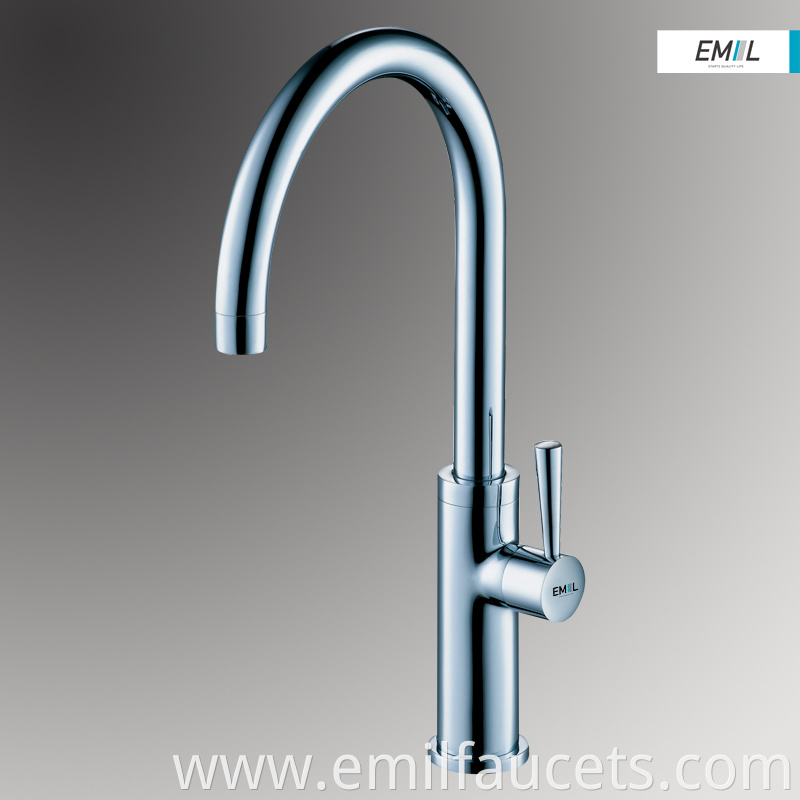 single handle time delay faucet